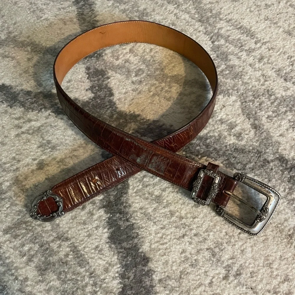Brighton Belt Brown Well Loved but Still Good Condition